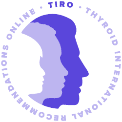 Logotipo del monograma de TIRO Thyroid International Recommendations Online